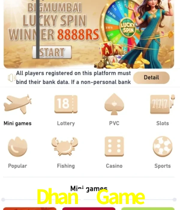 Dhan7 Game login